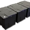 SunSun Komplettset: CBF-350C Teichfilter bis 90000 L Teichfilteranlage als Durchlauffilter, CUV-672 Teichklärer UVC Klärer mit 72 Watt UV-C Leistung