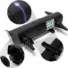 SunSun Komplettset: CBF-350 Teichfilter bis 12000 L Teichfilteranlage Durchlauffilter, NEO10000 Teichpumpe 10000l/h 80W, CUV-224 Teichklärer 24W, 10m Teichschlauch 38 mm, Schlauchschellen W1 44-47mm