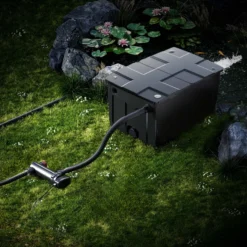 SunSun Komplettset: CBF-550 Teichfilter bis 60000 L Teichfilteranlage als Durchlauffilter, CUV-318 Teichklärer UVC Klärer mit 18 Watt UV-C Leistung