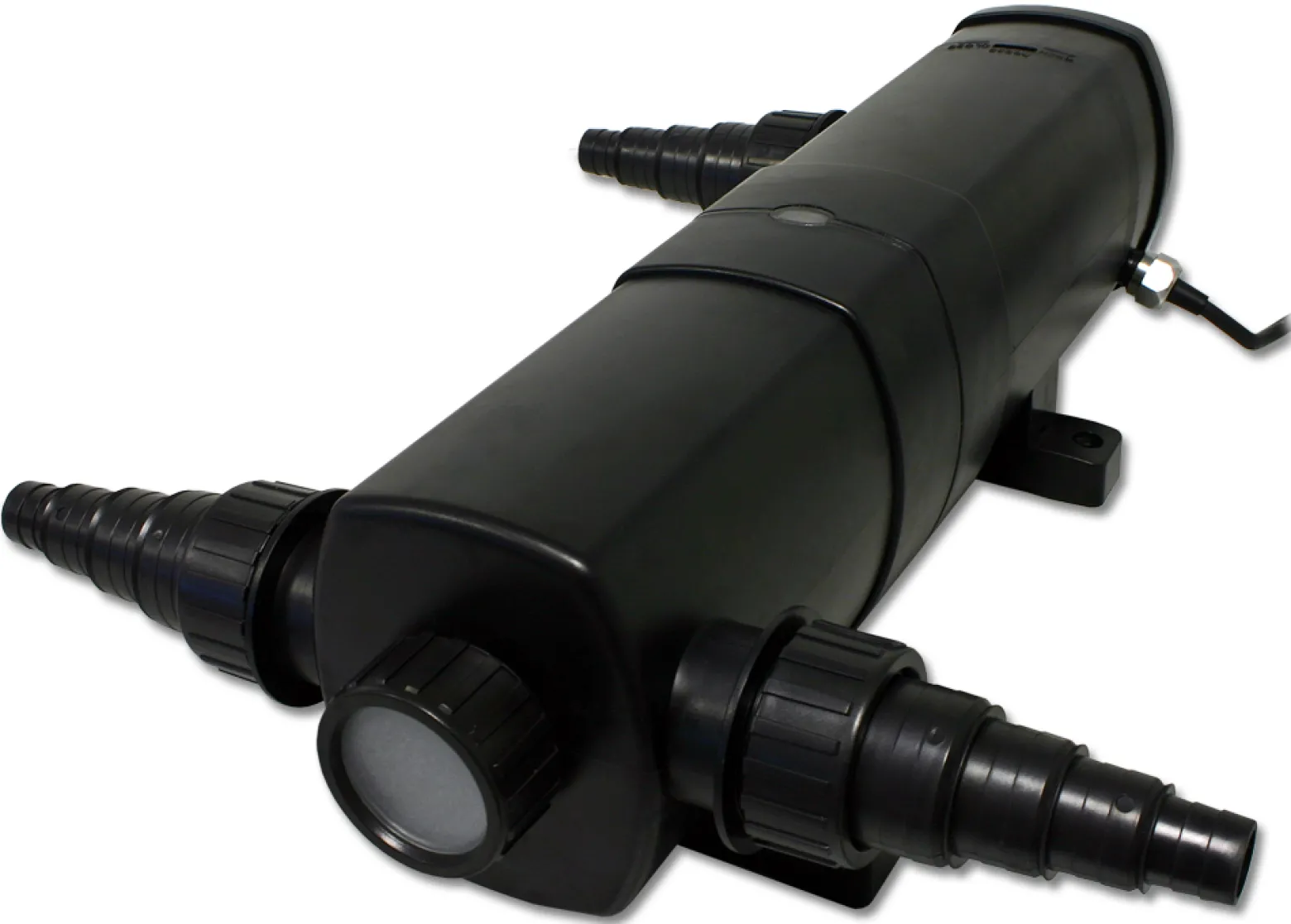 SunSun Komplettset: CBF-350 Teichfilter bis 12000 L Teichfilteranlage als Durchlauffilter, CTF-3800 SuperECO Teichpumpe 3600l/h 20W, CUV-236 Teichklärer UVC Klärer mit 36W, 25m Teichschlauch 25 mm