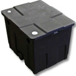 SunSun Komplettset: CBF-350 Teichfilter bis 12000 L Teichfilteranlage als Durchlauffilter, CTF-3800 SuperECO Teichpumpe 3600l/h 20W, CUV-224 Teichklärer UVC Klärer mit 24W