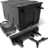 SunSun Komplettset: CBF-550 Teichfilter bis 60000 L Teichfilteranlage als Durchlauffilter, NEO10000 SuperECO Teichpumpe 10000l/h 80W, CUV-218 Teichklärer UVC Klärer mit 18W, Y-Verteiler