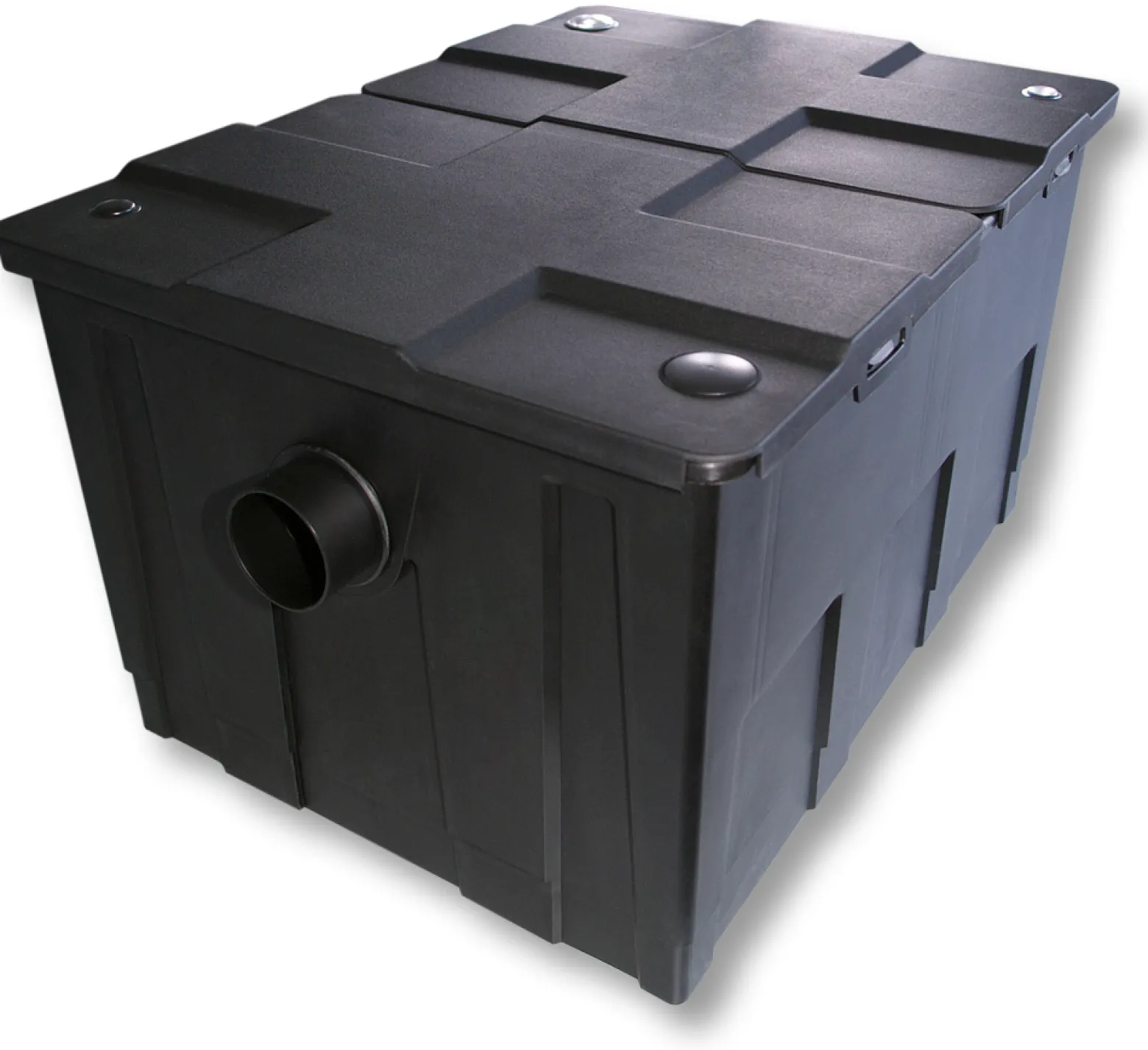 SunSun Komplettset: CBF-550 Teichfilter bis 60000 L Teichfilteranlage als Durchlauffilter, CTF-6000 SuperECO Teichpumpe 6000l/h 40W, CUV-224 Teichklärer UVC Klärer mit 24W, 25m Teichschlauch 25 mm
