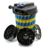 SunSun Komplettset: CPA-50000 Teichdruckfilter bis 100000 L mit 55 Watt UV-C Teichklärer, NEO8000 SuperEco Teichpumpe 8000l/h 70W, 10m Teichschlauch 38 mm (1 1/2"), Schlauchschellen W1 44-47mm