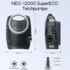 SunSun Komplettset: CPF-30000 Teichdruckfilter bis 12000 L mit 55 Watt UV-C Teichklärer, NEO12000 SuperECO Teichpumpe 12000l/h 100W, 10m Teichschlauch 38 mm (1 1/2"), Schlauchschellen W1 44-47mm