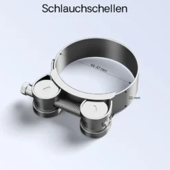 SunSun Komplettset: CPF-2500 Teichdruckfilter bis 6000 L mit 11 Watt UV-C Teichklärer, NEO3800 SuperEco Teichpumpe 3600l/h 20W, 5m Teichschlauch 32 mm (1 1/4"), Schlauchschellen W1 44-47mm