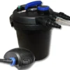 SunSun Komplettset: CPF-180 Teichdruckfilter bis 6000 L Teichfilteranlage mit 11 Watt UV-C Teichklärer, CTF-2800 SuperECO Teichpumpe 3000l/h 10W