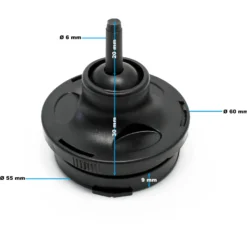 SunSun Magnethalter für SunSun JVP Strömungspumpen schwenkbare Magnethalterung für Aquarium Pumpen zur einfachen Befestigung an der Aquariumsscheibe
