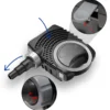 SunSun NEO-1400B SuperECO Teichpumpe 14.000 l/h / 120 W, energiesparende Filterpumpe, Bachlaufpumpe für Koiteiche, Umwälzpumpe, Skimmerpumpe, Gartenteichpumpe