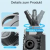 SunSun NEO-10000 SuperECO Teichpumpe 10.000 l/h / 80 W, energiesparende Filterpumpe, Bachlaufpumpe für Koiteiche, Umwälzpumpe, Skimmerpumpe, Gartenteichpumpe