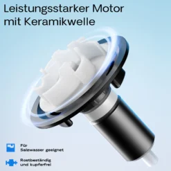 SunSun NEO-10000 SuperECO Teichpumpe 10.000 l/h / 80 W, energiesparende Filterpumpe, Bachlaufpumpe für Koiteiche, Umwälzpumpe, Skimmerpumpe, Gartenteichpumpe