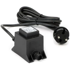 SunSun Netzteil JBA48V-12-1800U 12 V 1800 mA, 2-poliger Netzadapter mit Niedervolt-Stecksystem, Transformator IP68 für Teichbeleuchtung und Garten