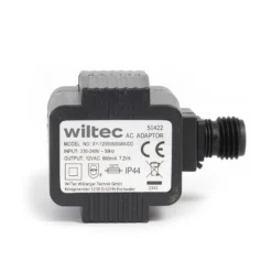SunSun Netzteil JBA35V-12-050VA 12 V 600 mA, 2-poliger Netzadapter mit Niedervolt-Stecksystem, Transformator IP44 für Teichbeleuchtung und Garten