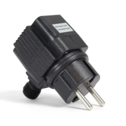 SunSun Netzteil JBA35V-12-050VA 12 V 600 mA, 2-poliger Netzadapter mit Niedervolt-Stecksystem, Transformator IP44 für Teichbeleuchtung und Garten
