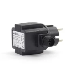 SunSun Netzteil JBA35V-12-050VA 12 V 600 mA, 2-poliger Netzadapter mit Niedervolt-Stecksystem, Transformator IP44 für Teichbeleuchtung und Garten