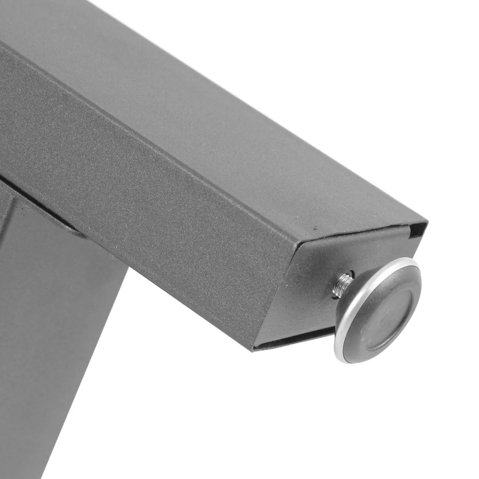 Tischkufen Tischbeine aus Vierkantprofilen 640x240x400 mm grau pulverbeschichtet Tischgestell Tischfüße