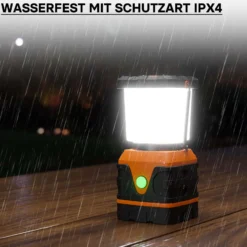 Toboli Batteriebetriebene Campinglampe mit 4 Leuchtmodi LED dimmbare Campingleuchte Outdoor Lampe Camping Licht Campinglaterne Zelt Lampe Batterie