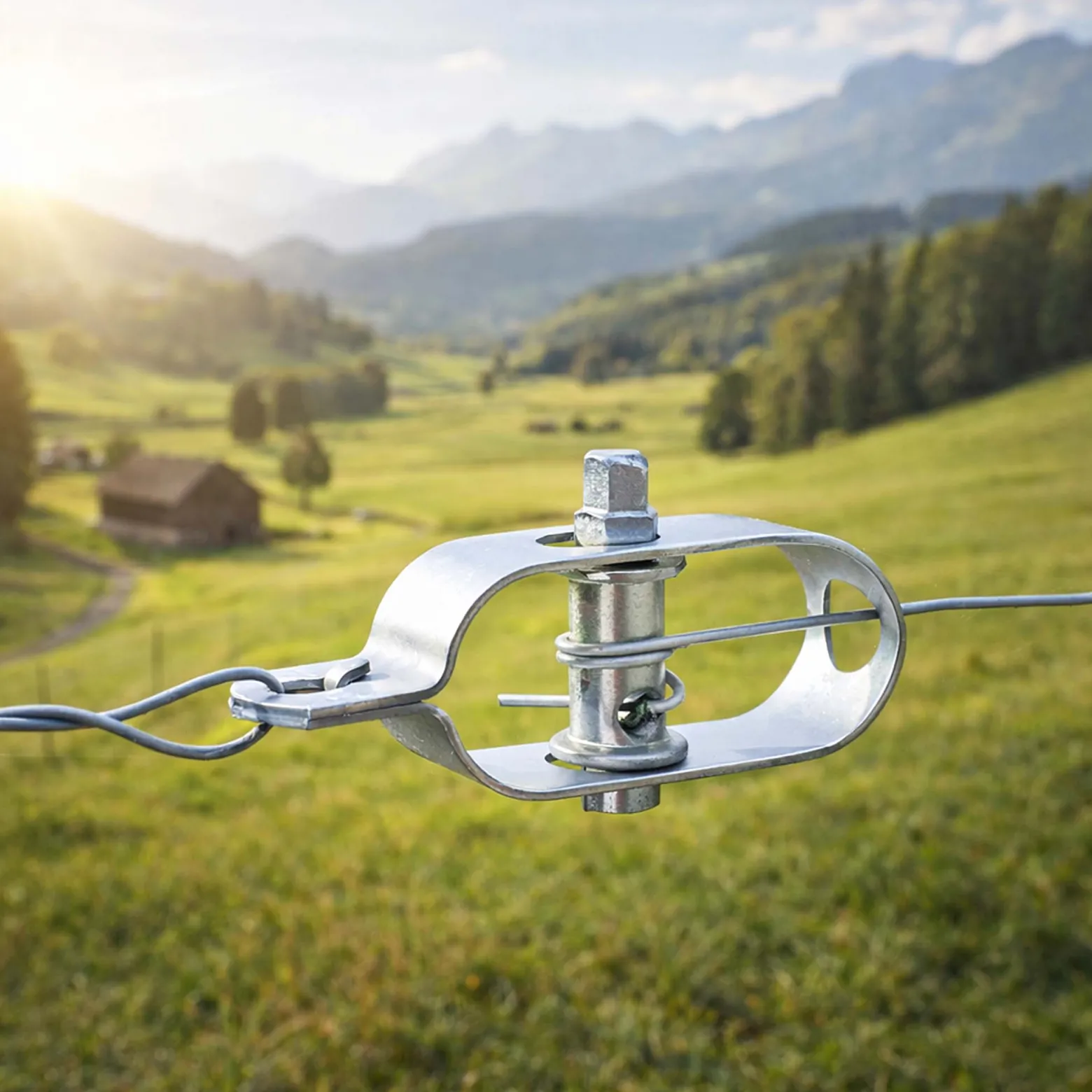 Toboli Drahtspanner verzinkt 10er Set, Zaunspanner für Wildzaun, Gartenzaun, gegen Wildverbiss und für Schutz von Pflanzen und Beeten