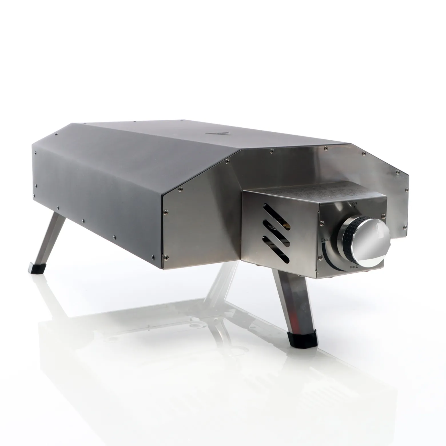 Toboli Gas Pizzaofen mit Pizzastein 330x330mm tragbar für Garten und Outdoor gasbetriebener Ofen