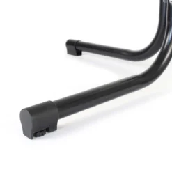 Toboli klappbarer Bistrotisch in Schwarz Ø80cm runder Stehtisch Indoor/Outdoor Klapptisch 110cm hoch