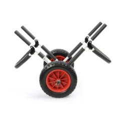 Toboli klappbarer Einzel Transportwagen bis 45 kg für SUP Board, Kanus und Kajaks, Surfwagen mit Polstern und PU-Räder, geräumiger SUP-Wagen 73 x 45 x 60 cm, SUP-Trolley aus Aluminium