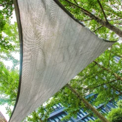 Toboli Sonnensegel Dreieck 3x3x4,2m Windfester Sonnenschutz UV 30+ für Garten, Terrasse und Balkon