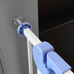 Toboli verstellbares Treppenschutzgitter 75-82 cm, Türschutzgitter ohne Bohren, Treppengitter für Kinder und Tiere