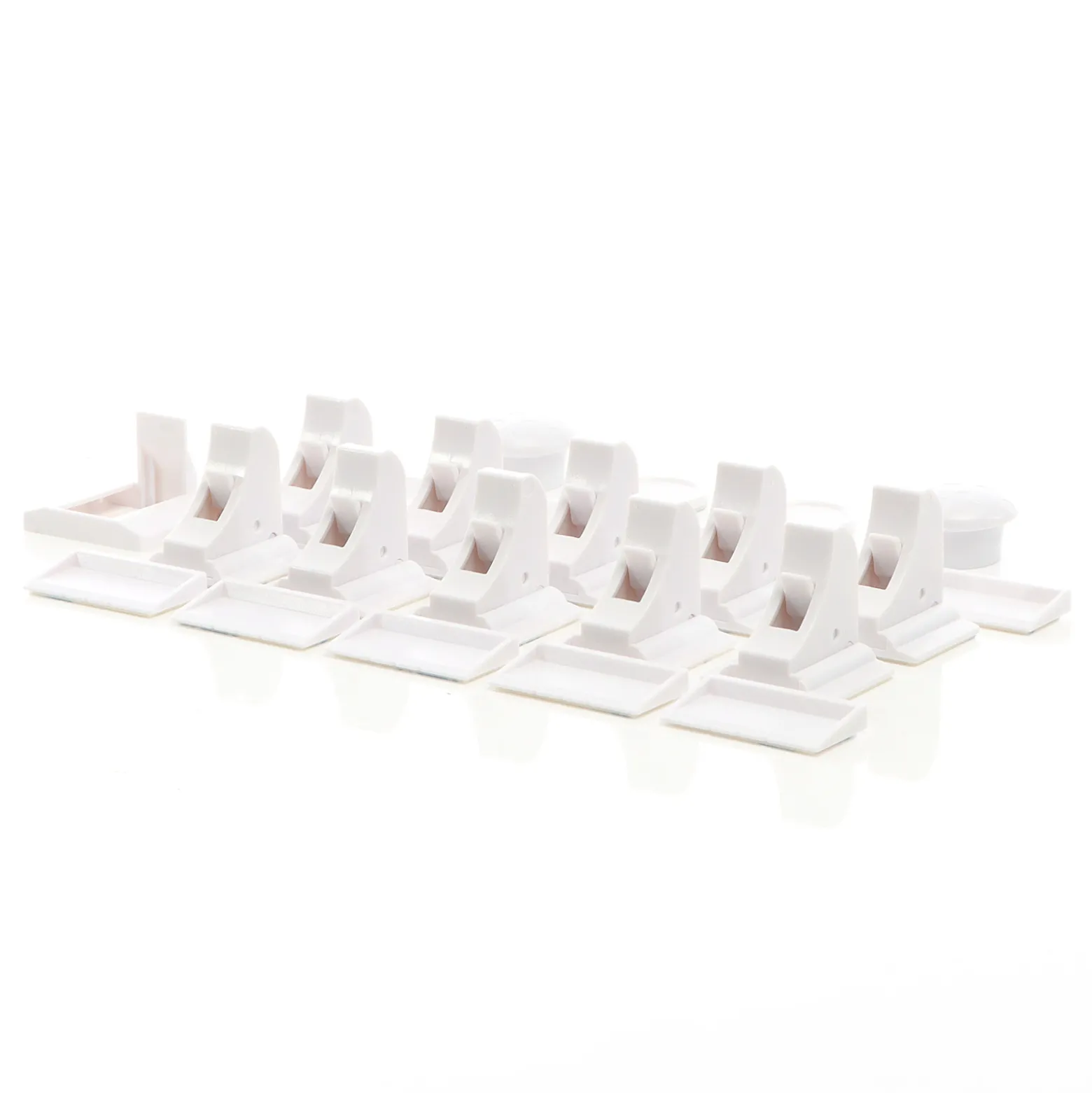 Toboli 10x Magnetische Kindersicherung für Schrank und Schublade, Magnetschloss babysicher, unsichtbares Schrankschloss für Kinder und Haustiere