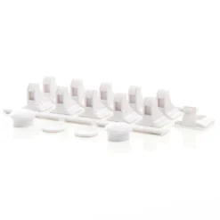 Toboli 10x Magnetische Kindersicherung für Schrank und Schublade, Magnetschloss babysicher, unsichtbares Schrankschloss für Kinder und Haustiere