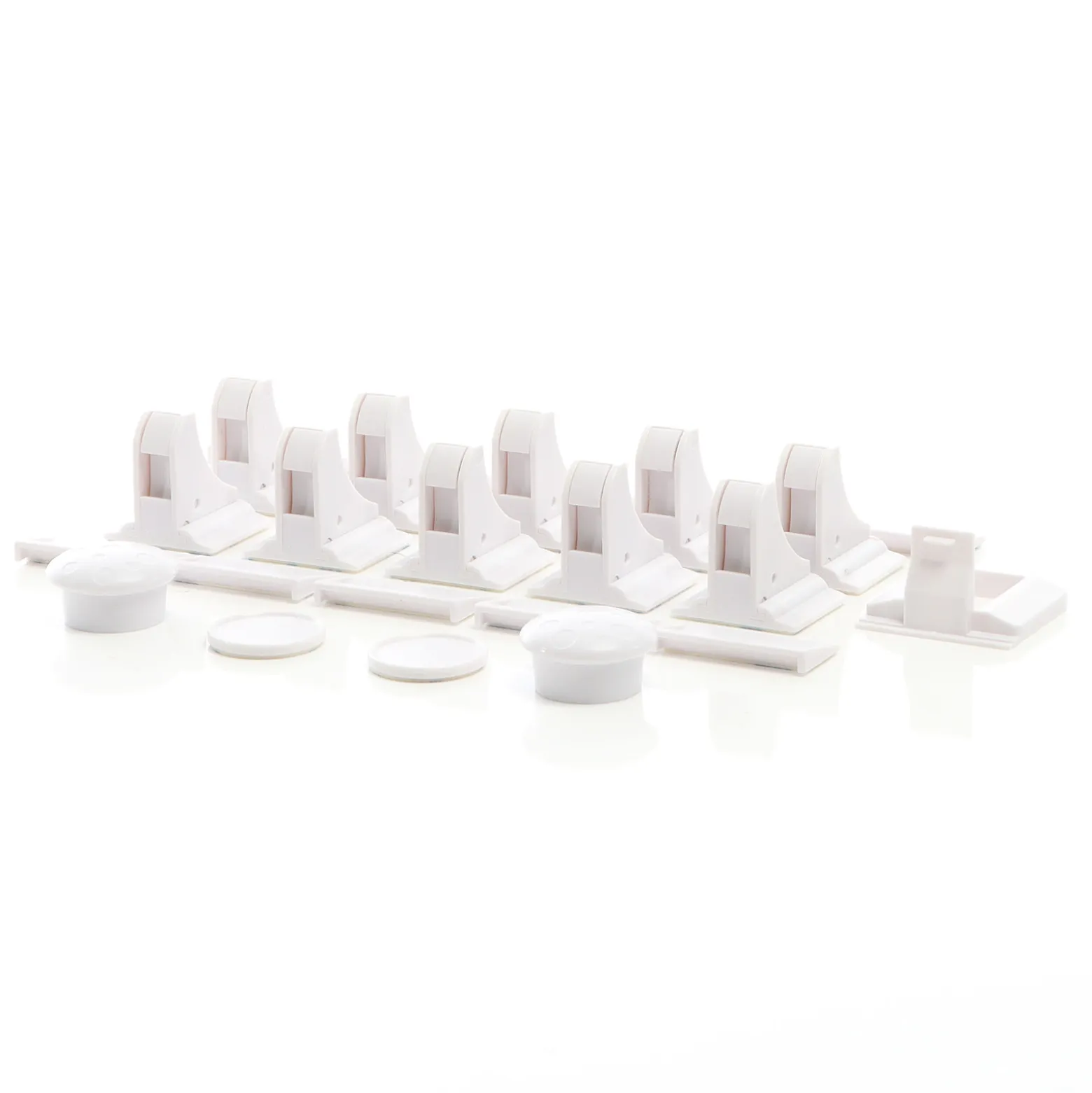 Toboli 10x Magnetische Kindersicherung für Schrank und Schublade, Magnetschloss babysicher, unsichtbares Schrankschloss für Kinder und Haustiere
