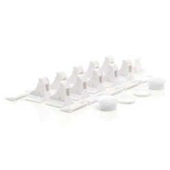 Toboli 10x Magnetische Kindersicherung für Schrank und Schublade, Magnetschloss babysicher, unsichtbares Schrankschloss für Kinder und Haustiere
