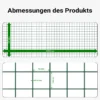 Volierendraht 4-Eck in Grün mit 12x12mm Maschengröße, 25m Rolle 100cm Höhe, aus verzinktem Stahl