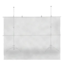 Walimex Diffusor Stoff 3 x 3 m, transparenter Lichtformer für weiches, diffuses Licht, hitzebeständig, als Fotohintergrund nutzbar, ideal für Fotostudio