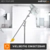 Walimex Gewicht für Stangen- und Galgenstative, 4,4 kg für optimale Beschwerung von Stativen oder Lampenständern, kompakt und transportabel, ideal für Fotostudio
