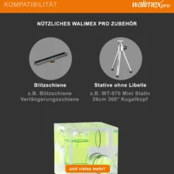 Walimex Kamera-Wasserwaage mit 3 Libellen - 25 x 25 x 29 mm - für Hoch- und Querformat - perfekte Ausrichtung mit Blitzschuh Montage - Fotografie Zubehör Outdoor Fotostudio