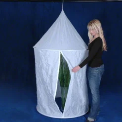 Walimex Lichtzelt Column Ø 100 x 180 cm Fotozelt für Produktfotografie mit schattenfreier Ausleuchtung und Transporttasche