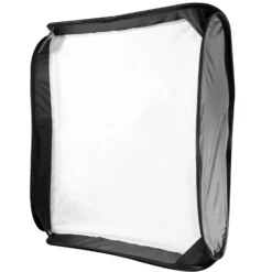 Walimex Magic Softbox 90 x 90 cm für Systemblitz, Soft Box 360° drehbar, Lichtformer für Foto und Video, inkl. Diffusor, Tasche ideal für Fotostudio