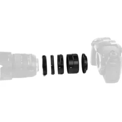 Walimex Makro Zwischenringsatz für Nikon F Bajonett 7 mm 13 mm 27 mm Set für Makrofotografie manueller Adapterring für Kamera Objektiv