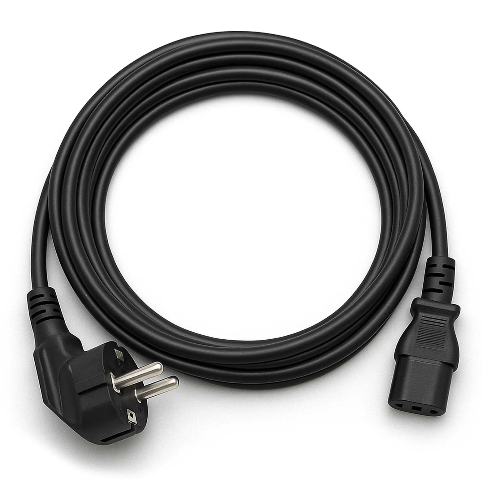 Walimex Netzkabel 4 m mit Kaltgerätestecker für Studioblitzgeräte und Kaltgeräte