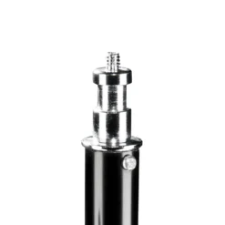 Walimex pro AIR 355 Lampenstativ 2er-Set max. Höhe 355 cm, Lichtstativ mit Luftfederung, Blitzstativ mit 8 kg Traglast, Dreibeinstativ aus Aluminium, Leuchtenstativ für Fotografie, Studio und Outdoor