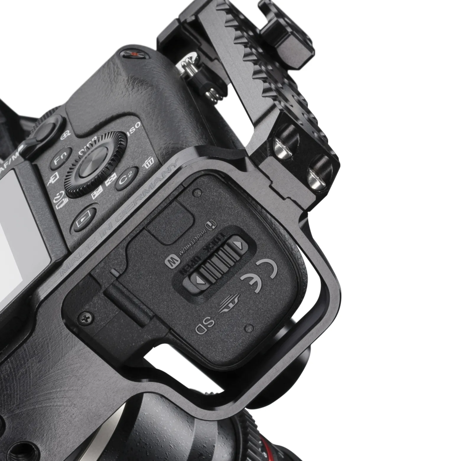 Walimex pro Aptaris Cam Cage System - mit 1/4" Gewinde - kompatibel mit Sony Alpha 6000, A6300, A6500 und Nex-Serie - Kamera Käfig Rahmen Kamerazubehör