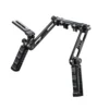 Walimex pro Aptaris Extension Arm Auslegearme für Video Rig 15 mm - aus Aluminium - Ergonomisch - mit 3x 1/4" Gewinde - Foto Video Zubehör Studio