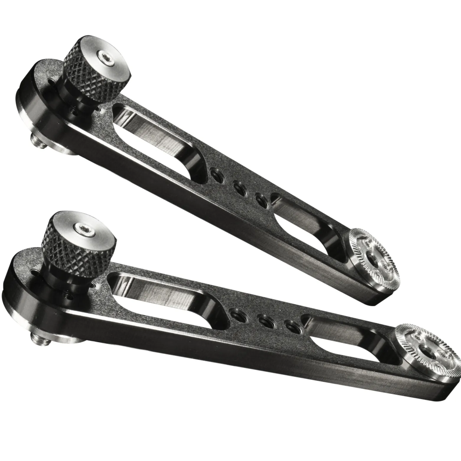 Walimex pro Aptaris Extension Arm Auslegearme für Video Rig 15 mm - aus Aluminium - Ergonomisch - mit 3x 1/4" Gewinde - Foto Video Zubehör Studio