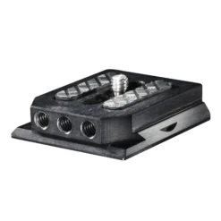 Walimex pro Aptaris Plate Stativplatte - mit 1/4" Gewinde - kompatibel mit Manfrotto P501 Standard - Schnellwechselplatte für Foto Video Zubehör Studio