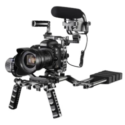 Walimex pro Aptaris Schultermodul - 15 mm LWS Standard kompatibel - mit weichen Polstern - für rechte und linke Schulter - made in Germany für System und DSLR Kamera
