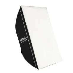 Walimex pro Basic Softbox 60 x 90 cm, um 360° drehbar, inkl Front- und Zwischendiffusor, Bowens Adapter, Transporttasche, Soft Box für Fotostudio, ideal für professionelles Studiolicht