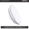 Walimex pro Beauty Dish Diffusor Ø 70 cm Lichtdiffusor für weiches gleichmäßiges Licht im Studio