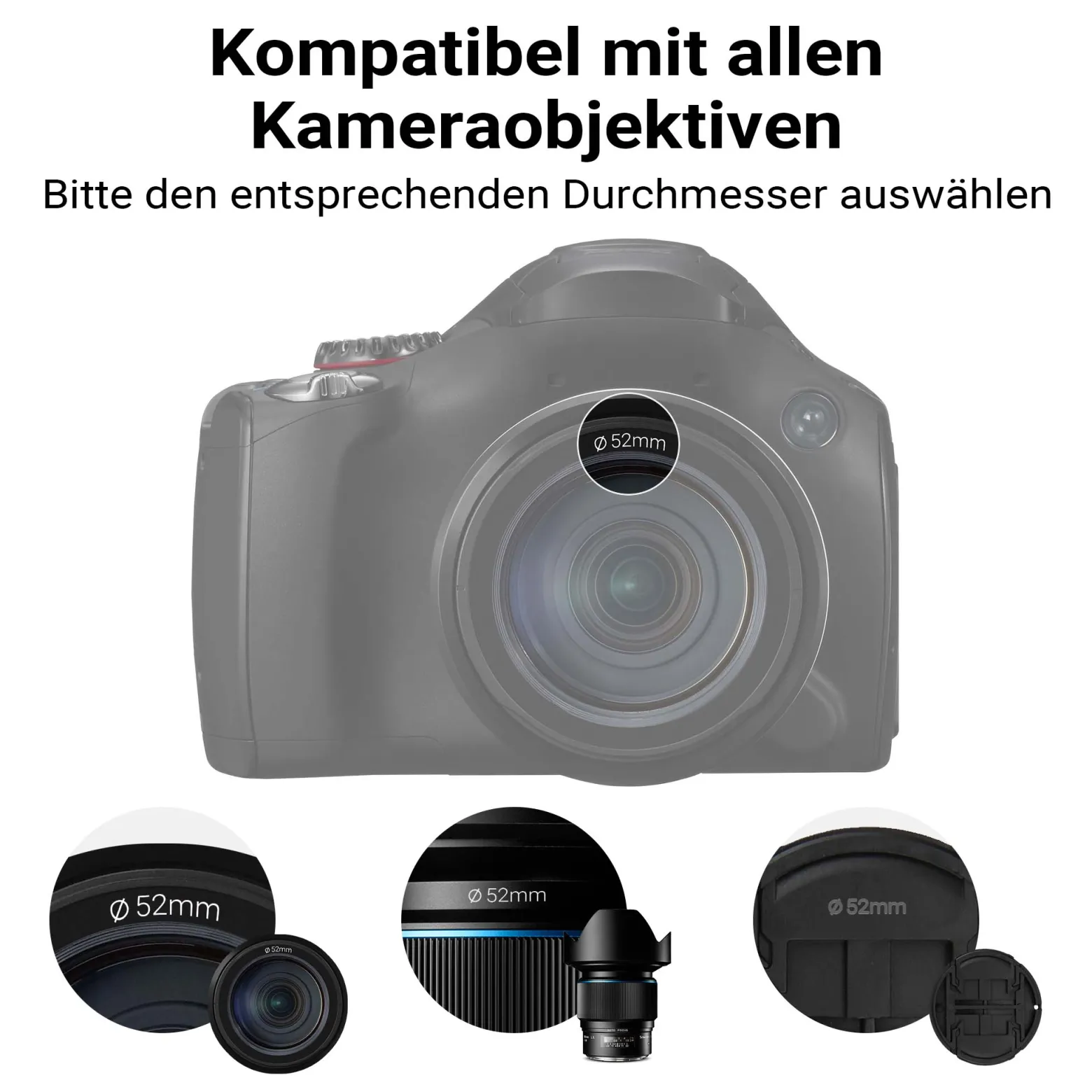 Walimex pro Black Diffusion 1/4 Filter Nano 52 mm, Diffusionsfilter mit 18-facher Nano-Beschichtung, Nebelfilter mit 3,3 mm Slimfassung