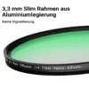 Walimex pro Black Diffusion 1/4 Filter Nano 62 mm, Diffusionsfilter mit 18-facher Nano-Beschichtung, Nebelfilter mit 3,3 mm Slimfassung