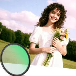 Walimex pro Black Diffusion 1/4 Filter Nano 72 mm, Diffusionsfilter mit 18-facher Nano-Beschichtung, Nebelfilter mit 3,3 mm Slimfassung